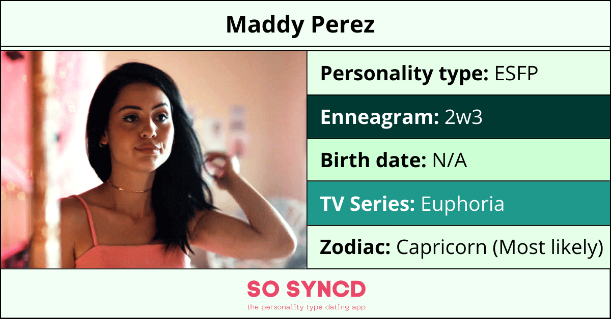 maddy from euphoria zodiac sign