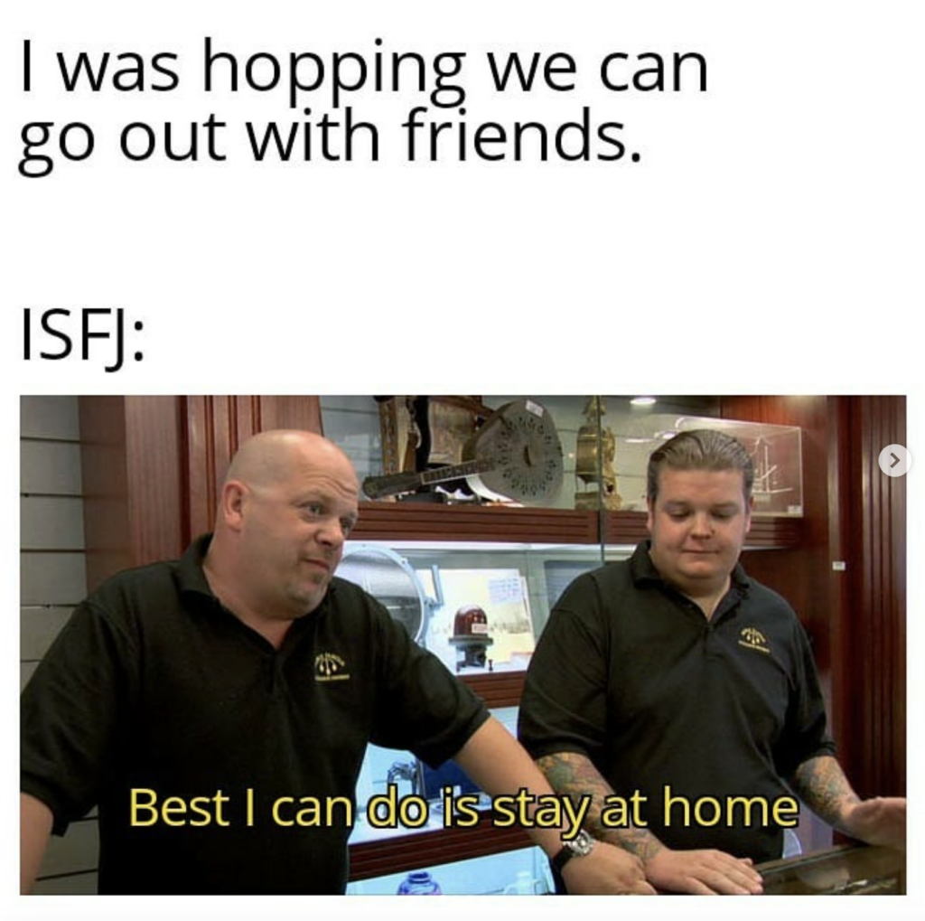 introvert meme stay home