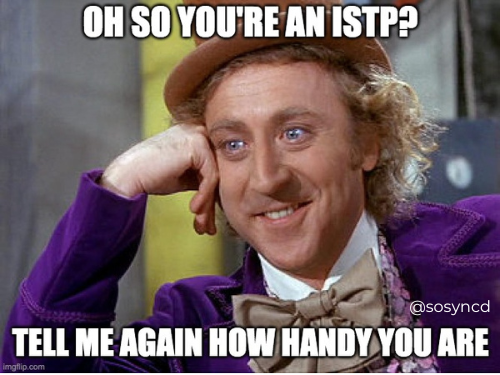 ISTP Meme - practical and handy