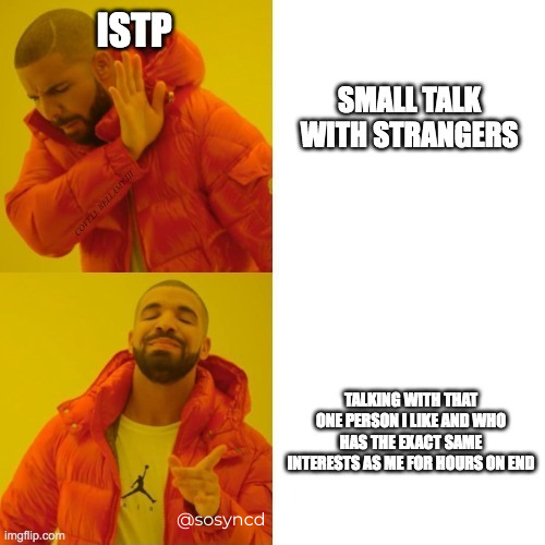 ISTP Meme - common interests strangers