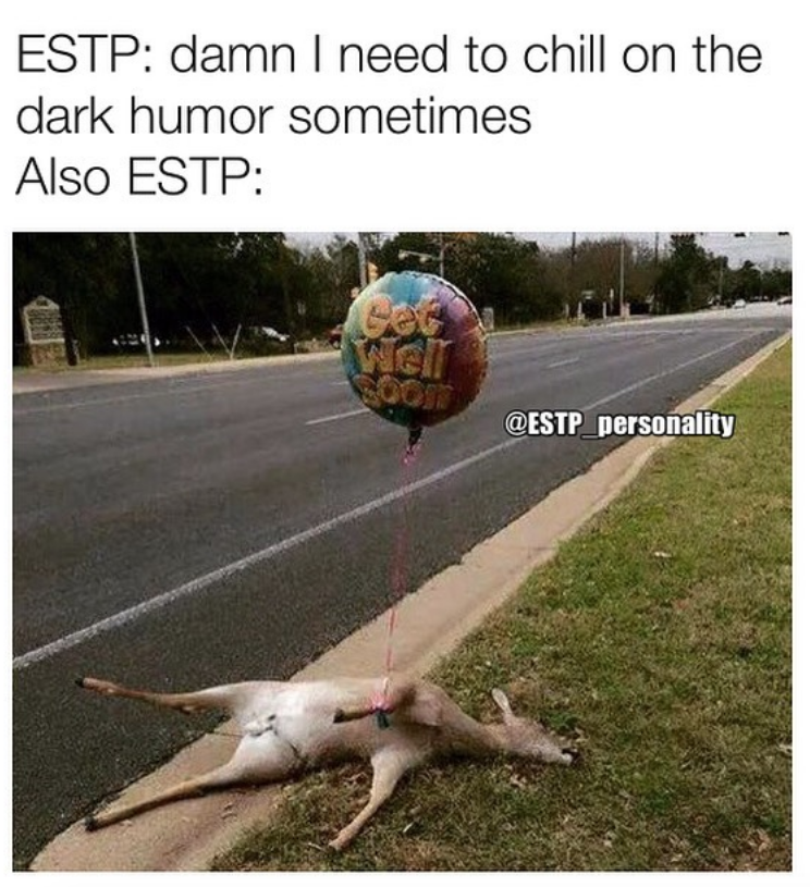 ESTP Meme - dark sense of humour