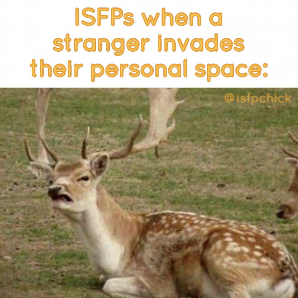 ISFP meme - don't like strangers