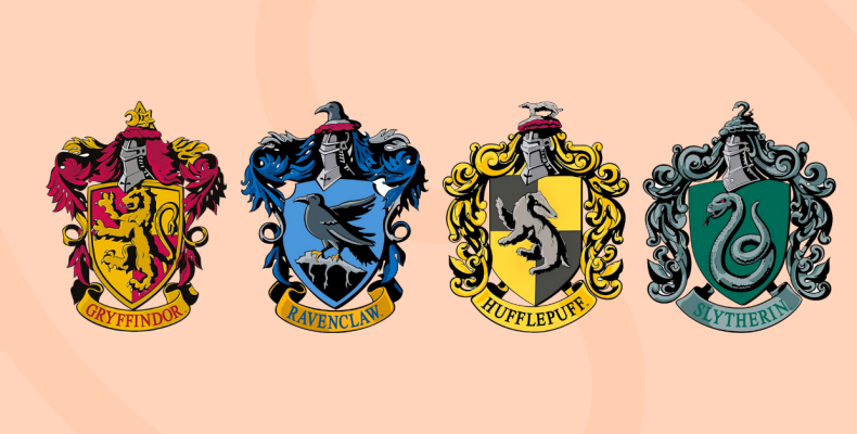 16 Personality Types as Hogwarts Houses