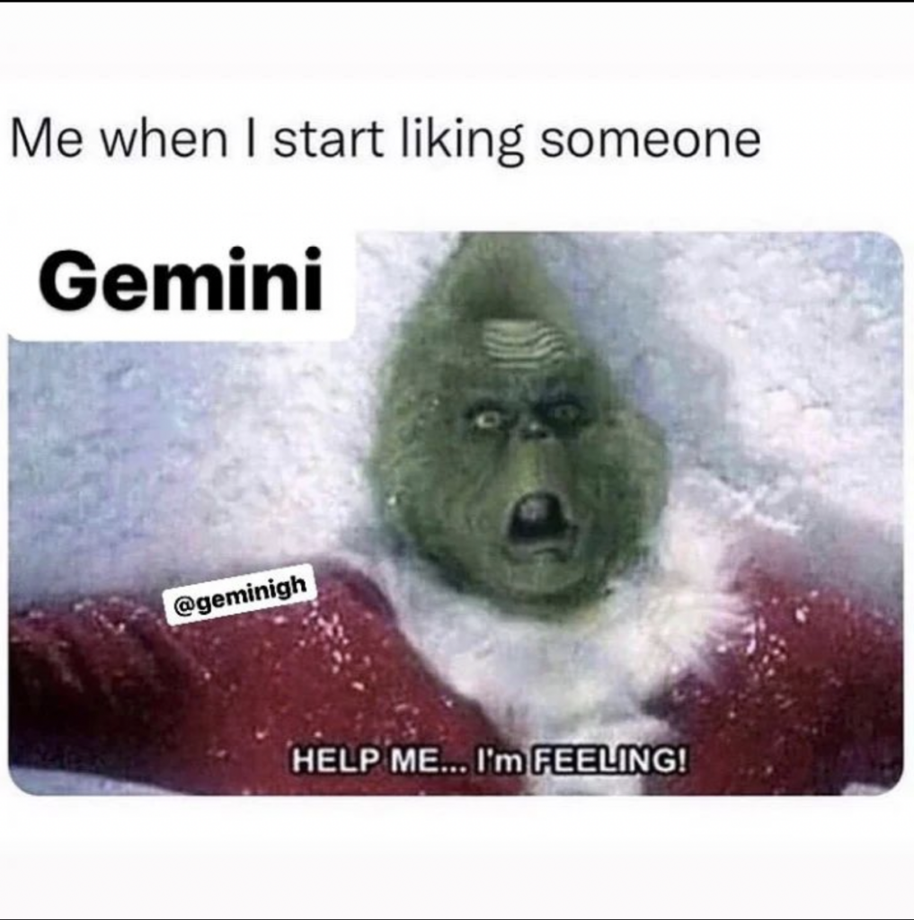 Gemini memes: don't like feelings