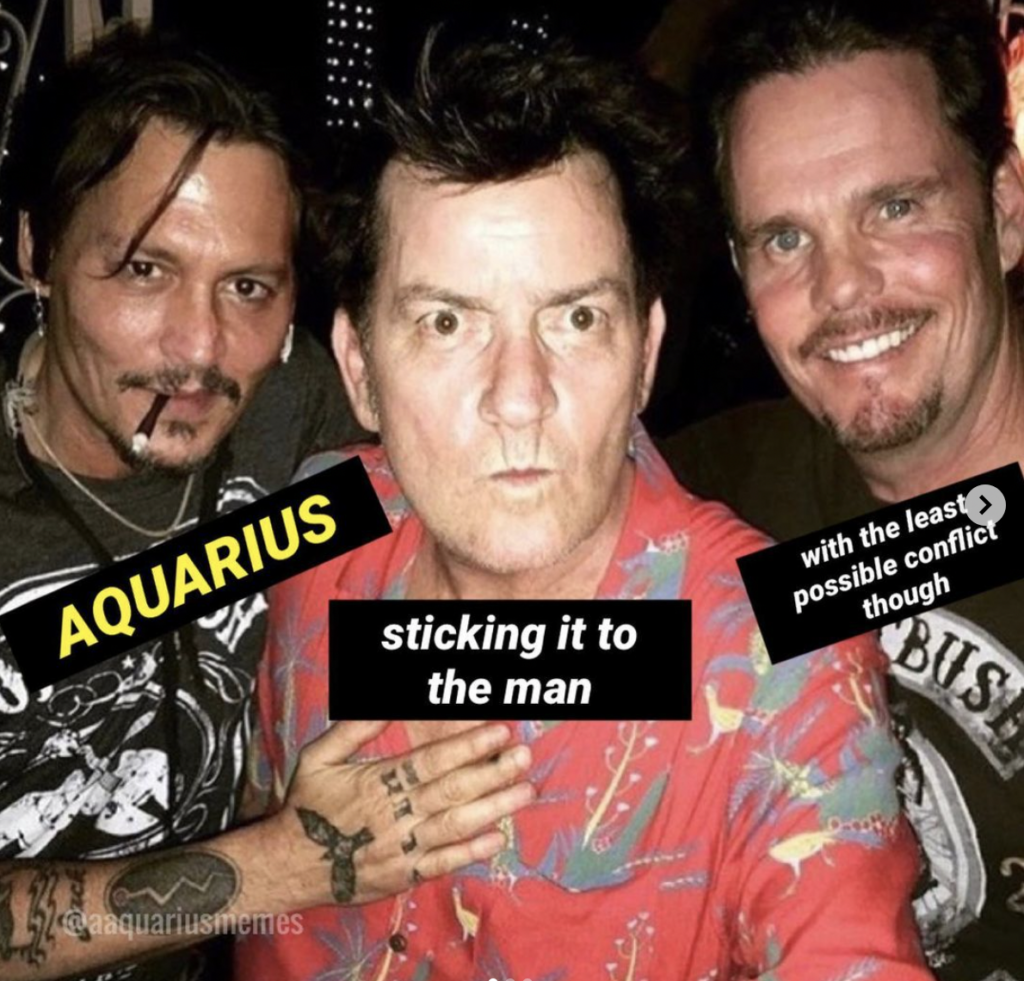 Aquarius memes: stick it to the man