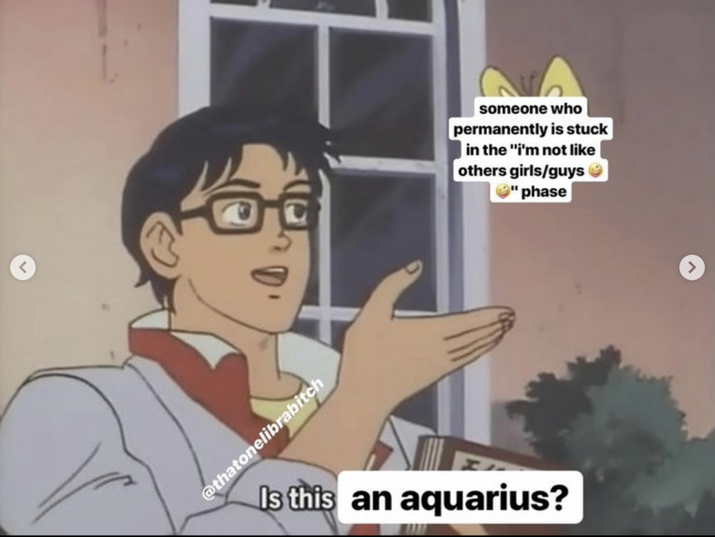 Aquarius memes: i'm not like other girls