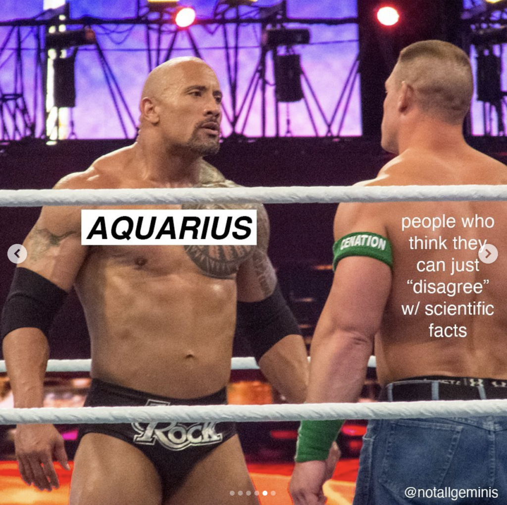 Aquarius memes: focus on facts