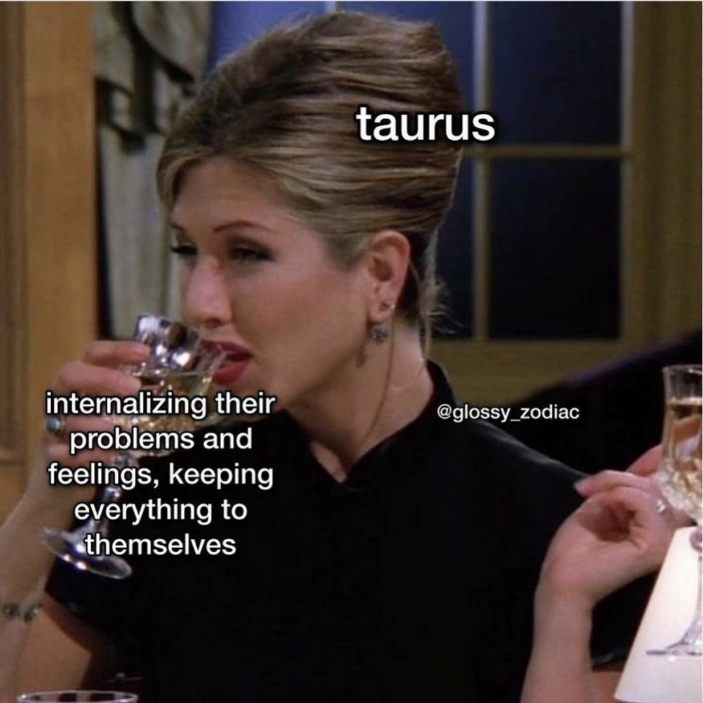 Taurus meme: internalizing problems 