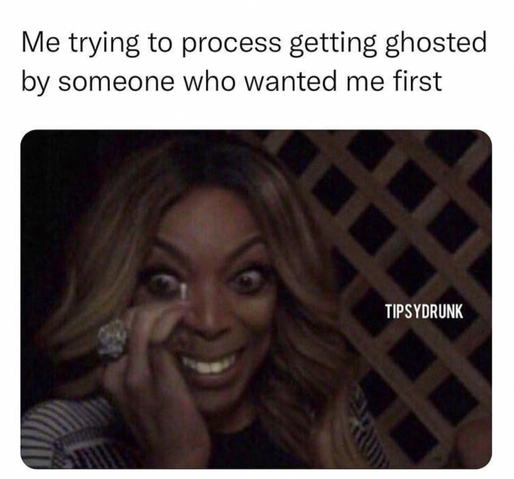 Single funny memes: getting ghosted