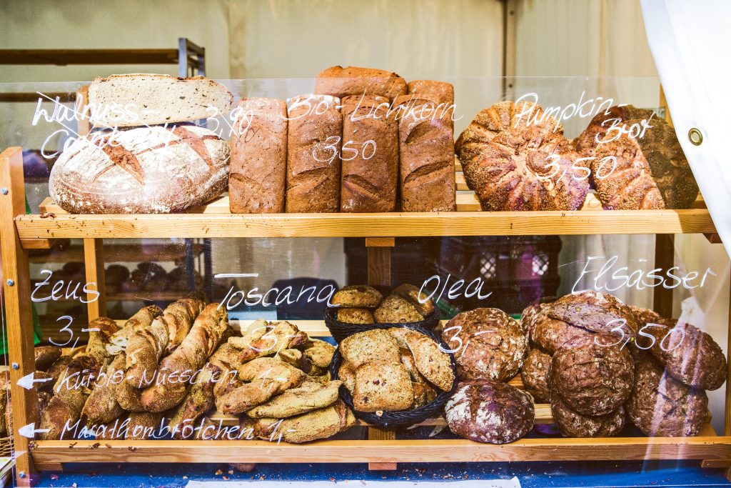 Food market bread