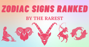 what is the most rarest zodiac sign ranked