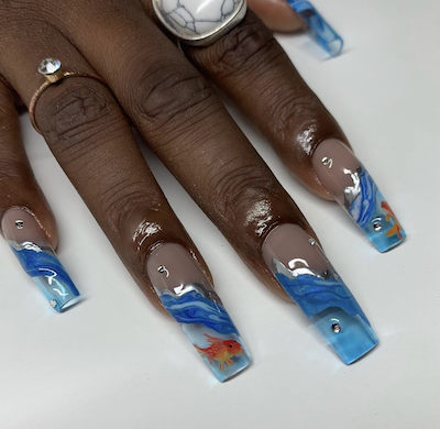 Pisces nails