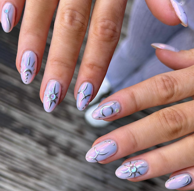 Pisces nails