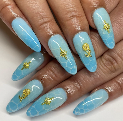 Pisces water nails