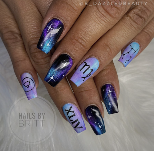 Virgo nails