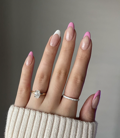 Pink tips