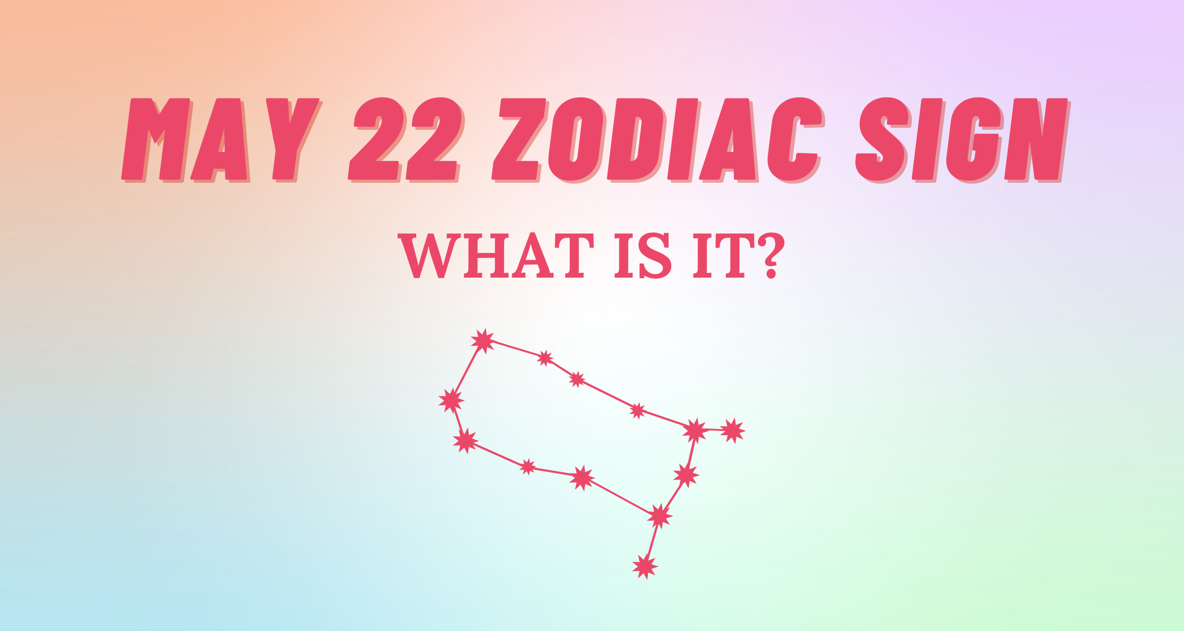 what zodiac sign is may 22 2010