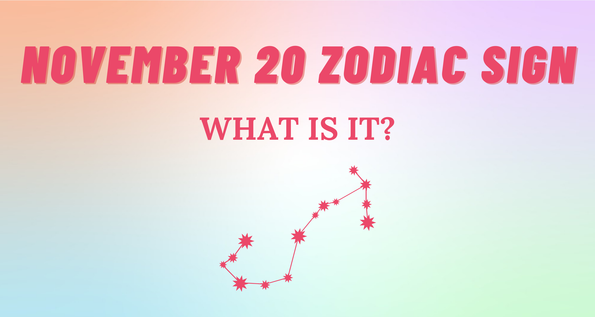 what zodiac sign is november 20 2012