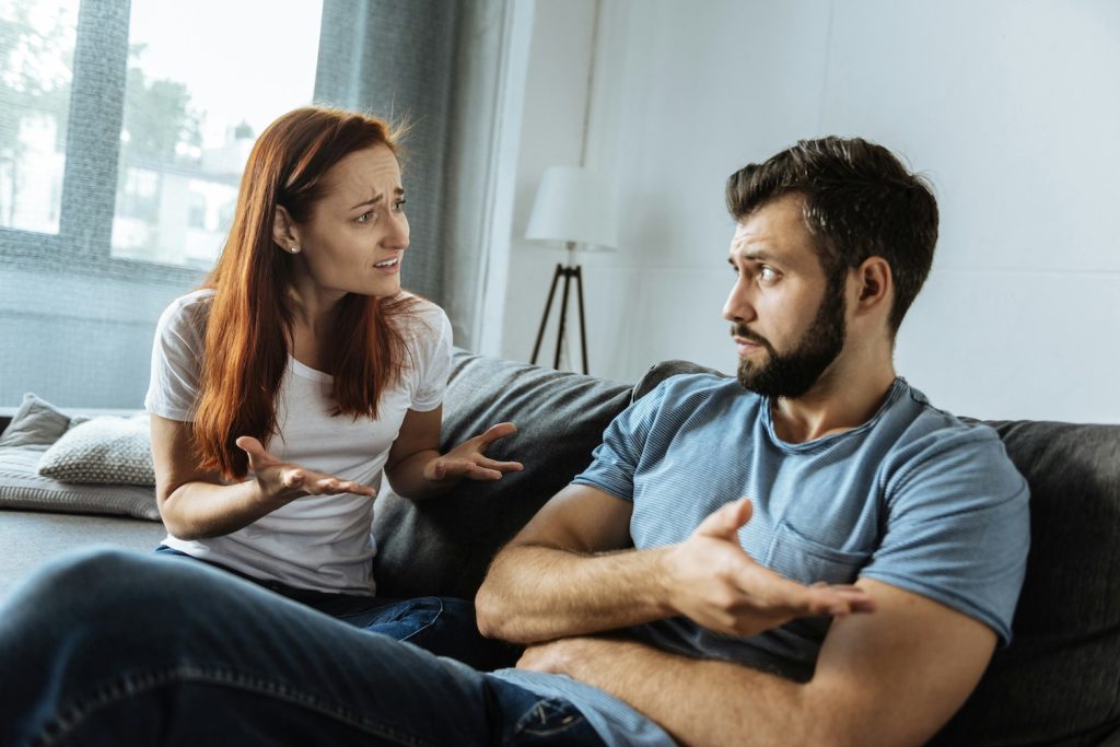 Things your partner should never say to you - You're overreacting